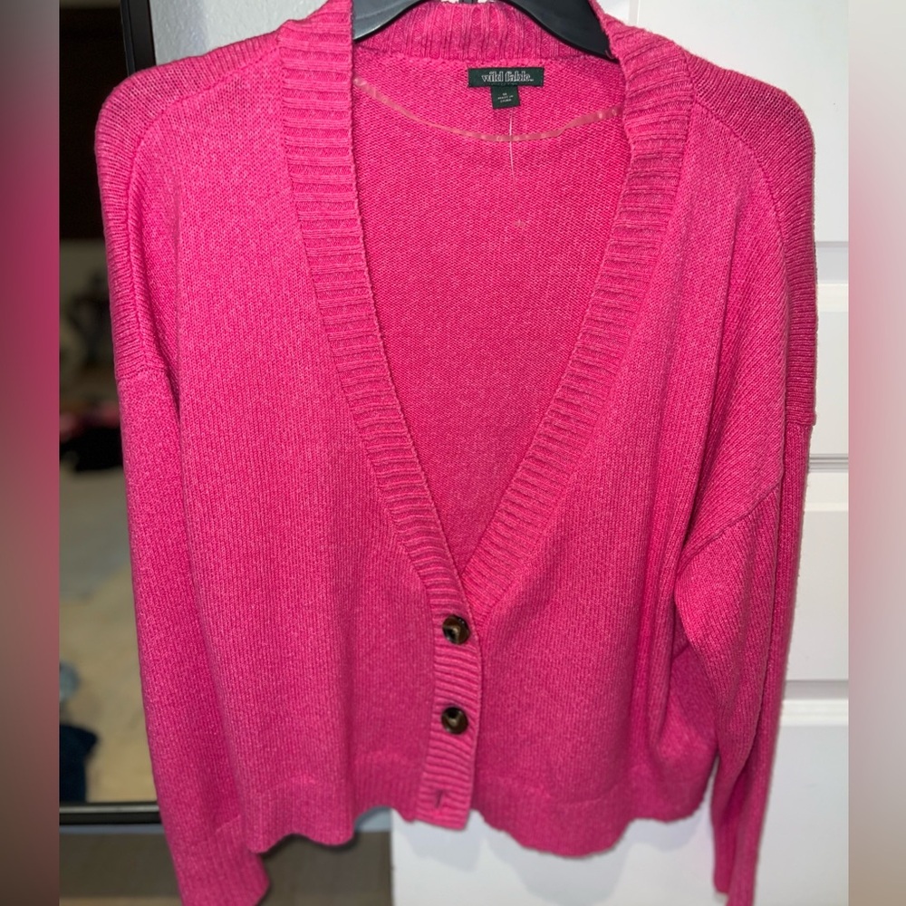 NWOT Pink Wild Fable cardigan